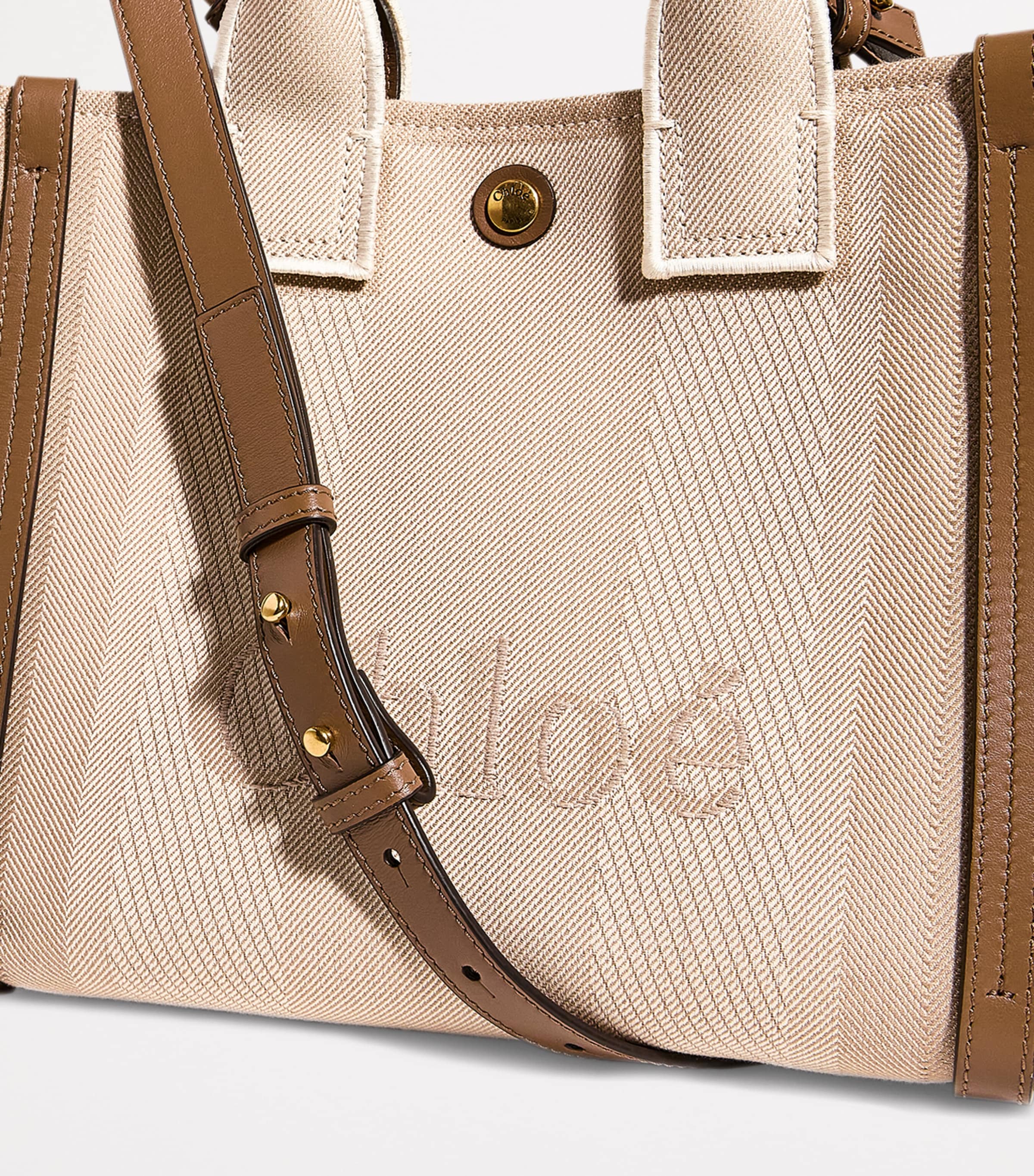 Chloé Small Canvas Carry Tote Bag | Harrods HK