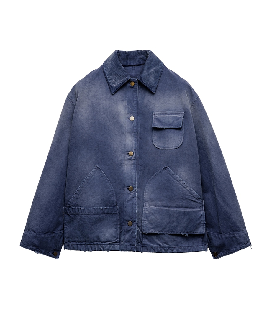 Canvas Trucker Jacket F0124 Image 1