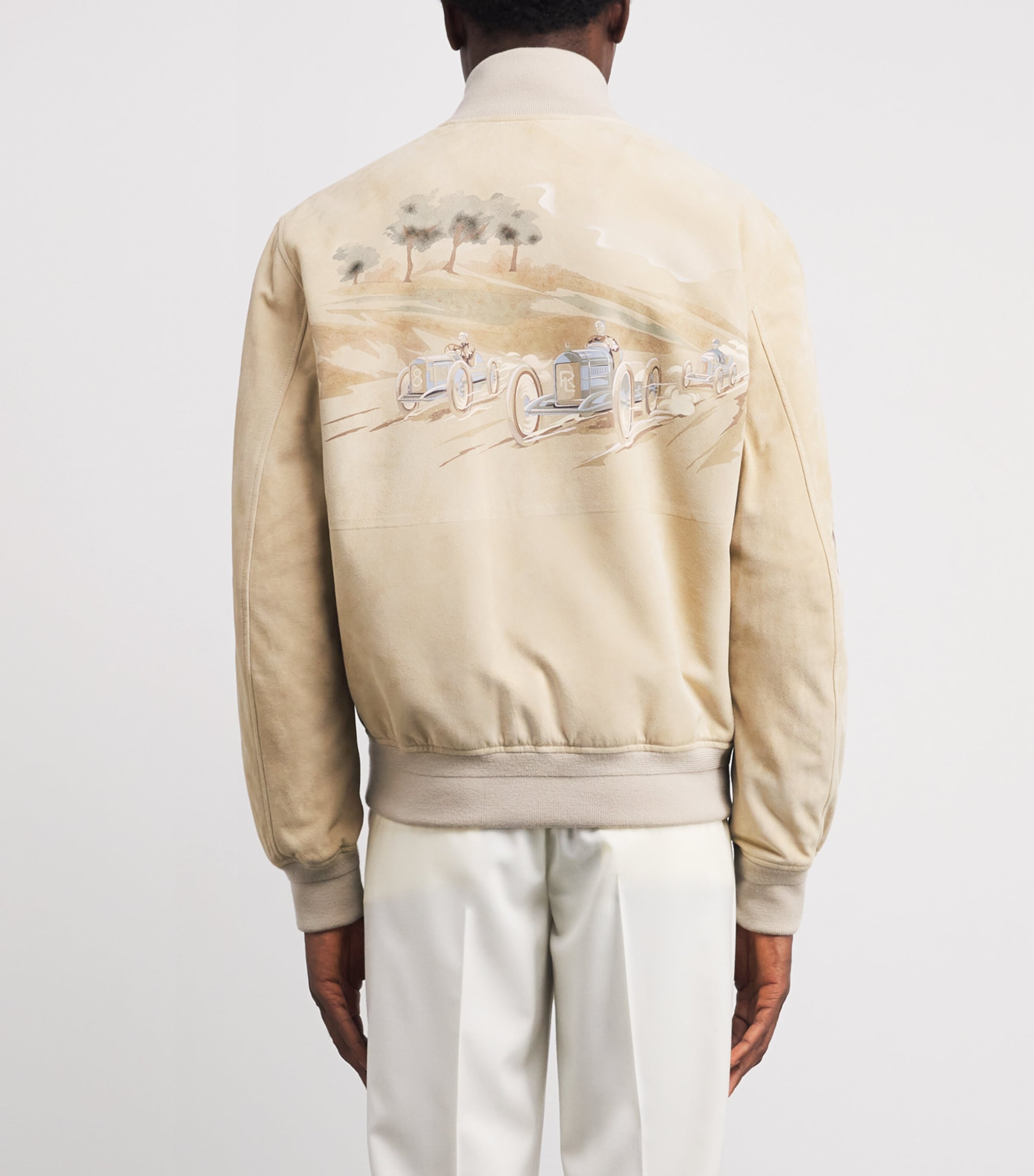 Suede Painted Hayworth Jacket BROWN Image 4