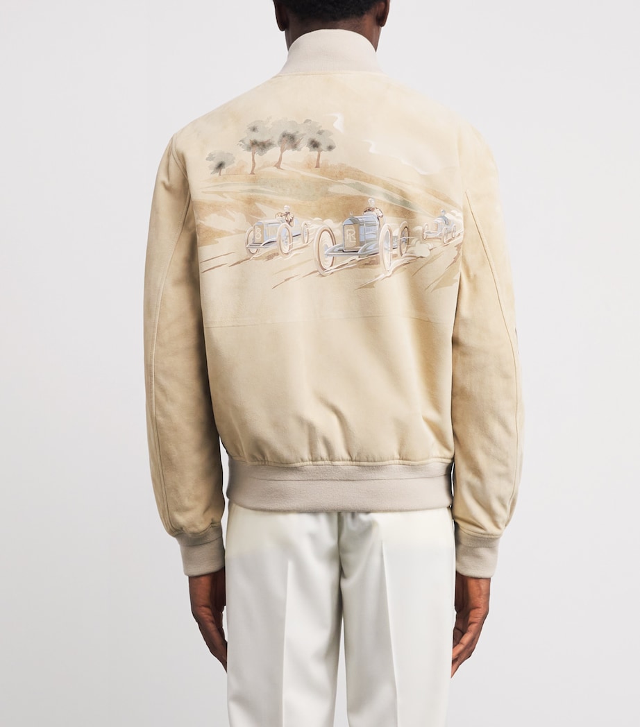 Suede Painted Hayworth Jacket BROWN Image 4