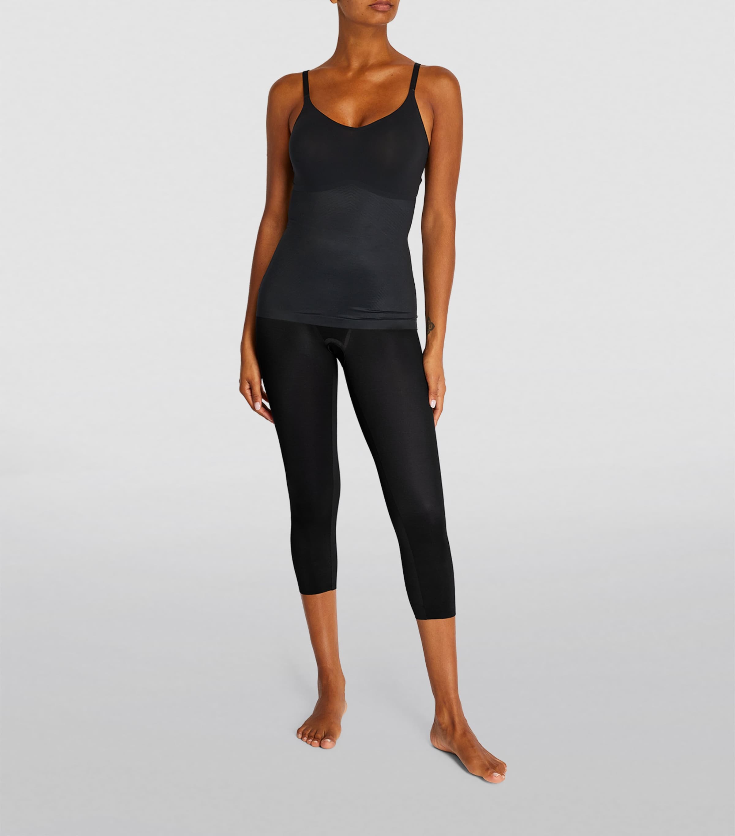 SPANXshape Invisible Capri Pants - Medium Control VERY BLACK Image 2