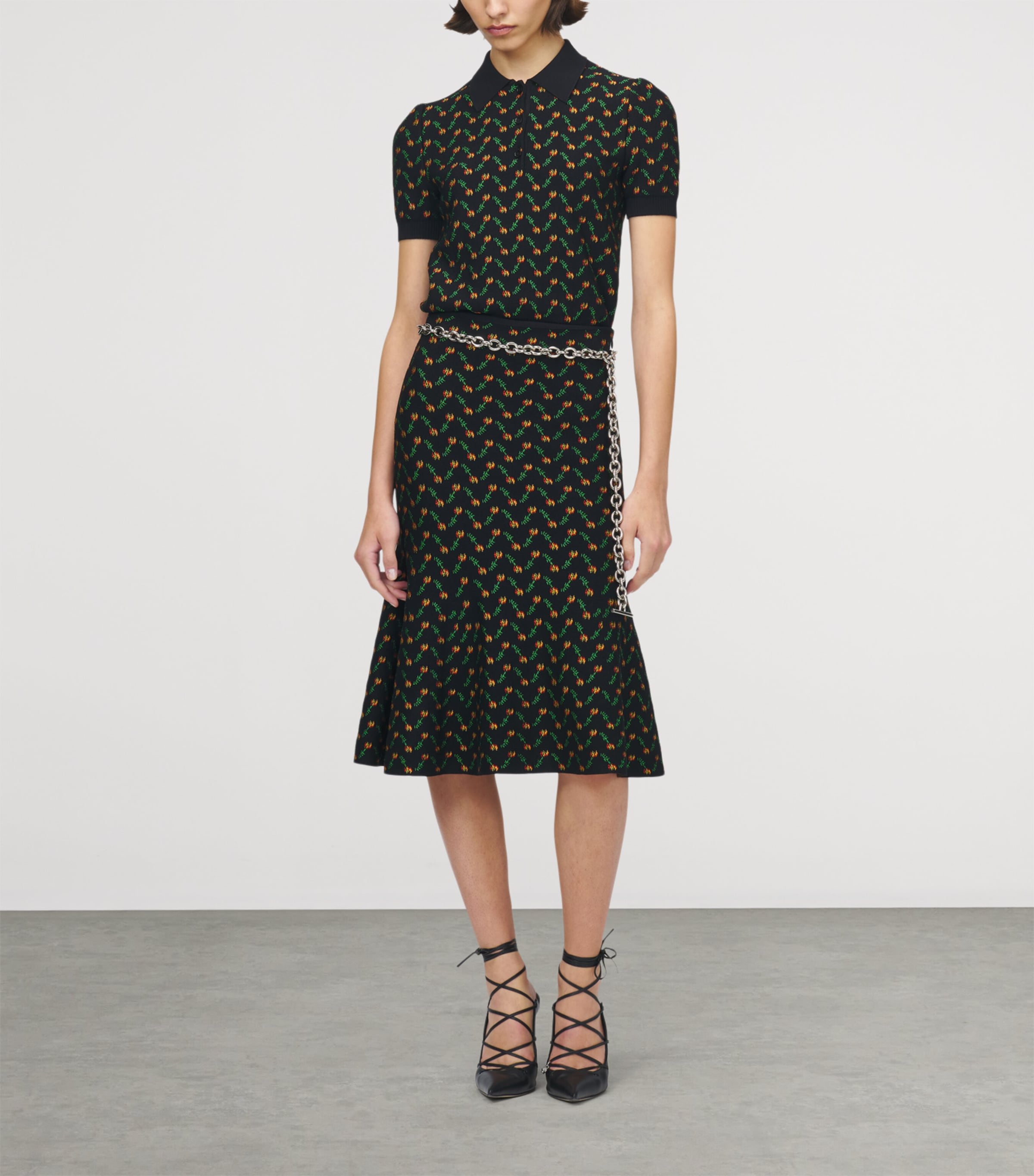 McQueen T-Bar Chain Belt Image 3