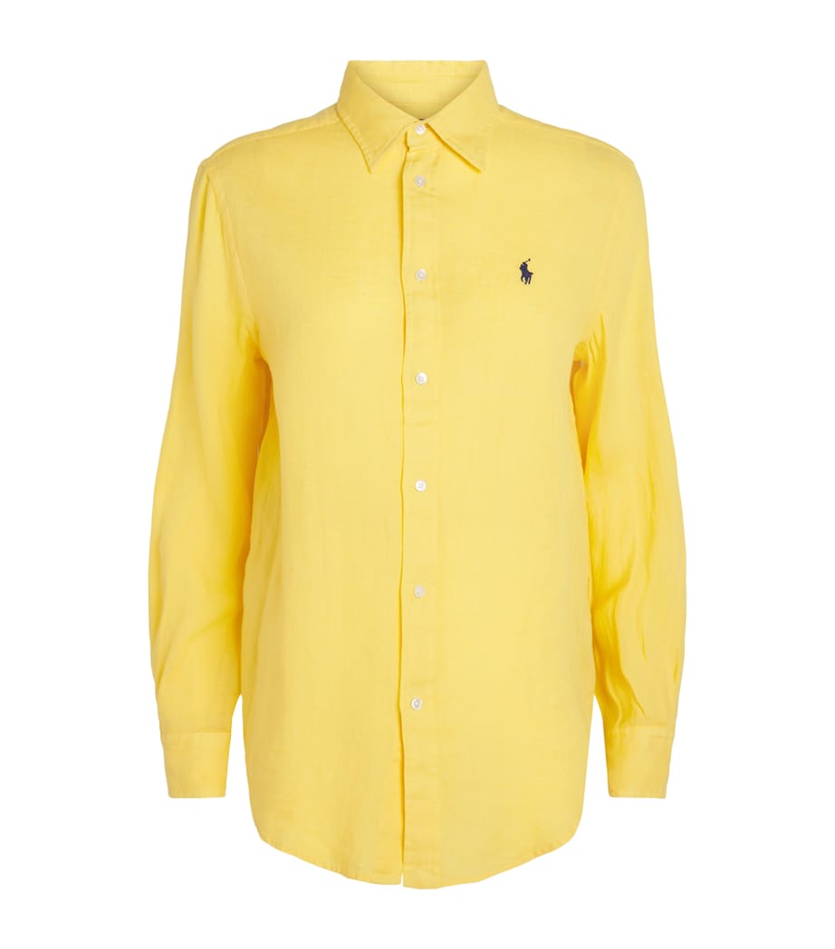 Linen Classic Fit Shirt OASIS YELLOW Image 1