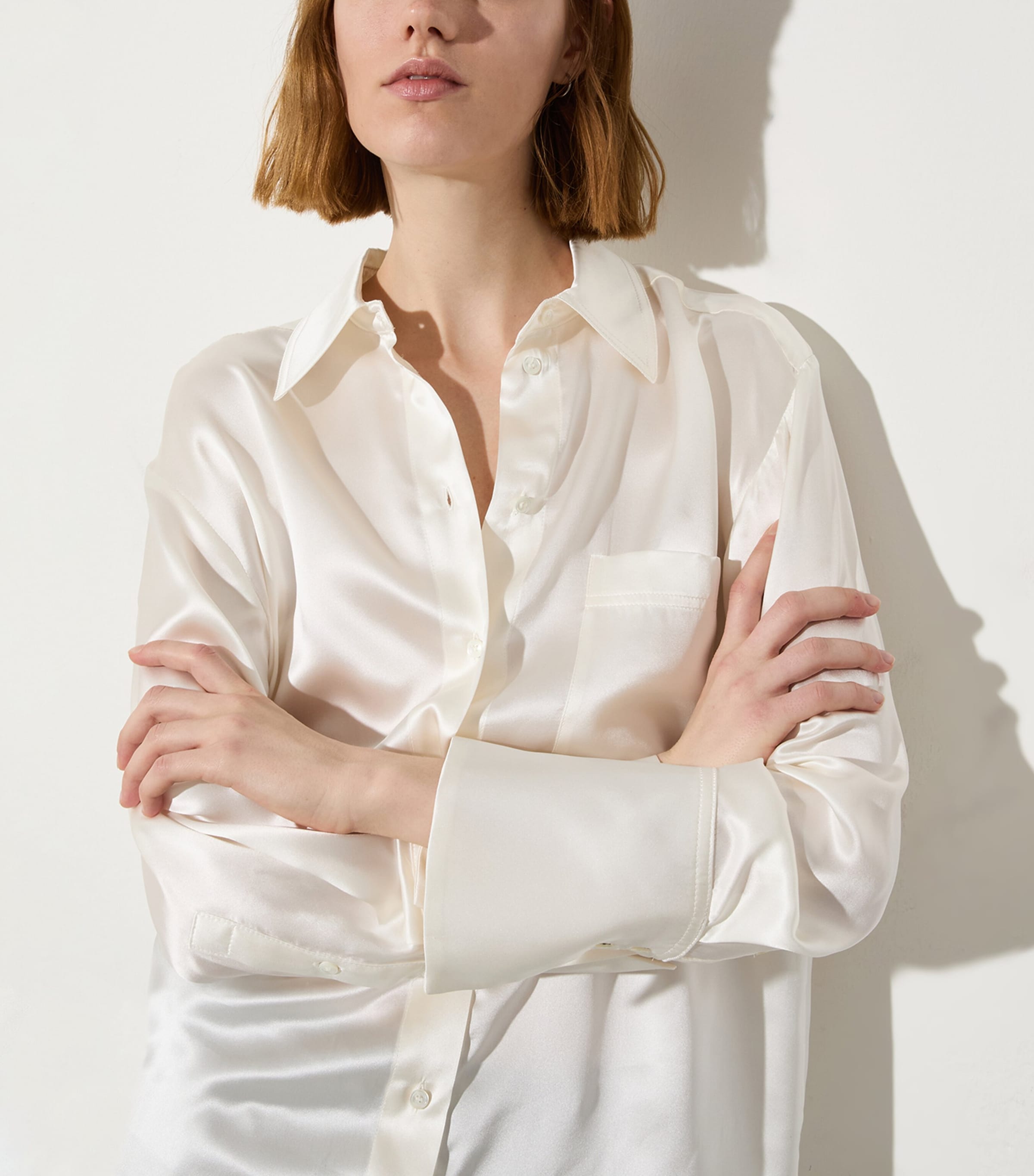 Silk Shirt IVORY Image 5