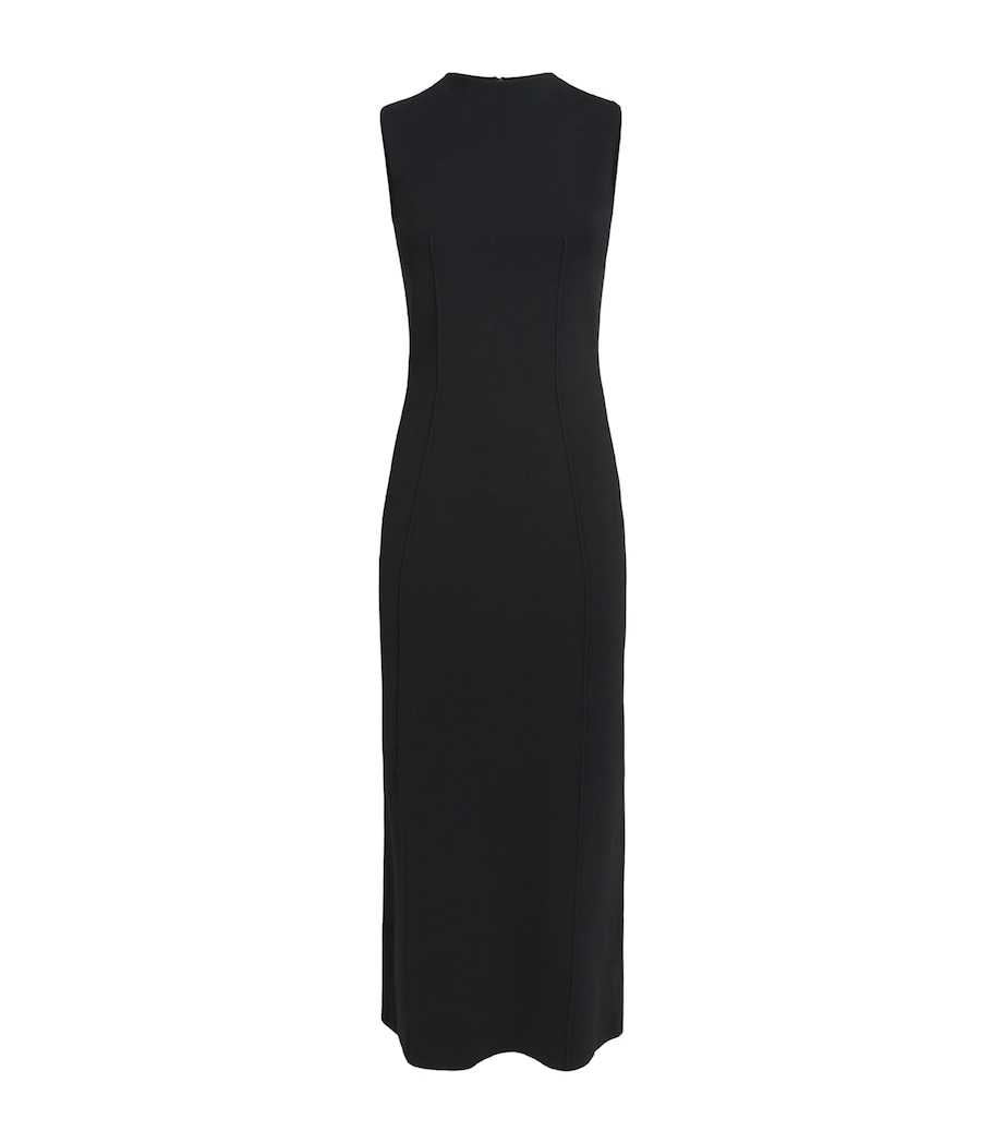 Milano Knit Mille Midi Dress BLACK Image 1