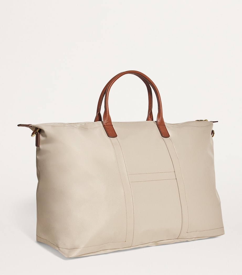 Nylon Overnight Tote Bag NEUTRAL Image 3