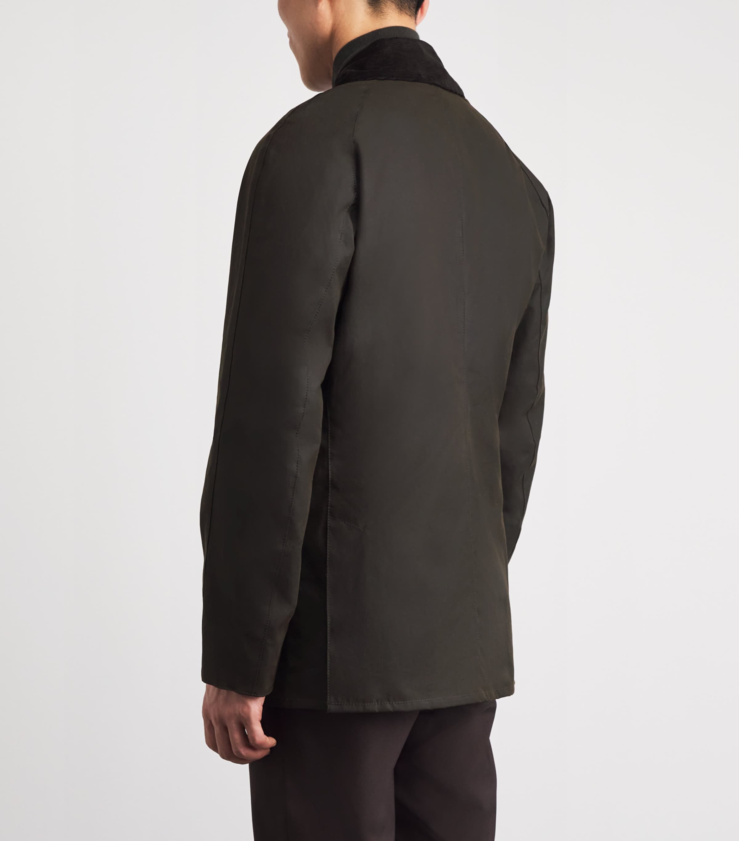 Waxed Ashby Jacket OLIVE Image 5