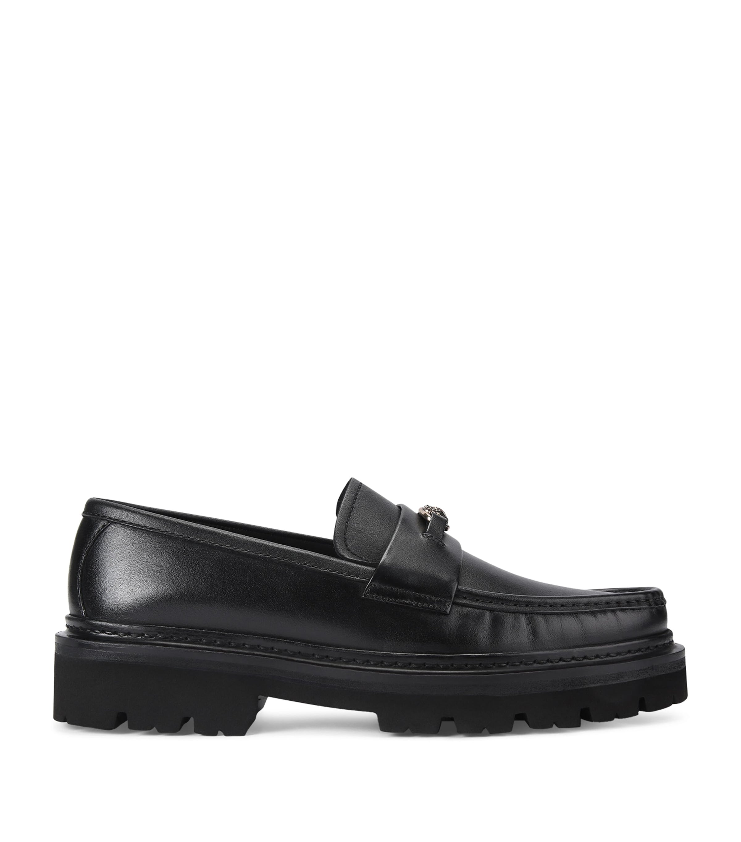 Leather Fenchurch Loafers BLACK Image 1