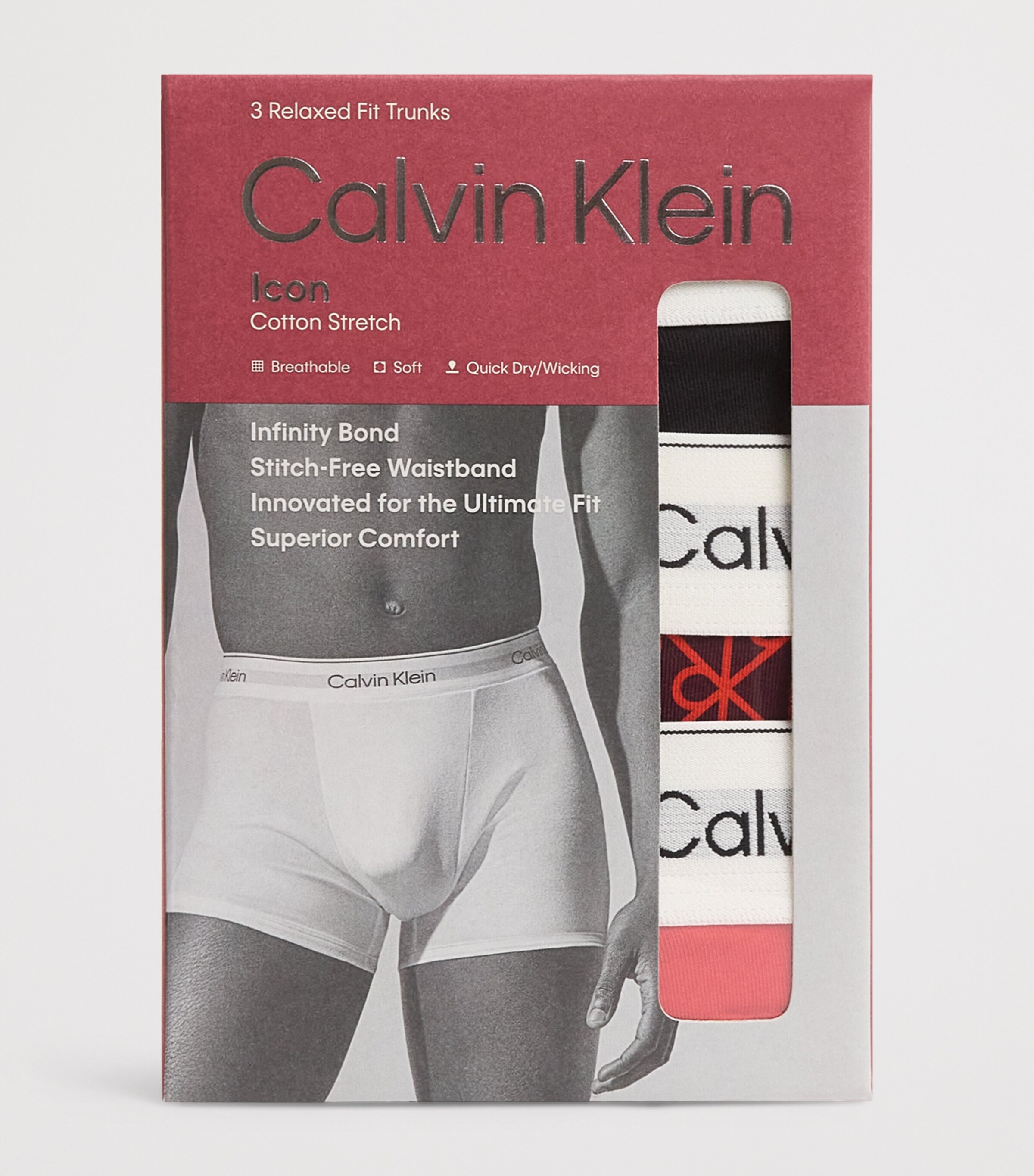 Stretch-Cotton Relaxed Icon Boxers 2VHBLACK/SEAMLESS Image 4