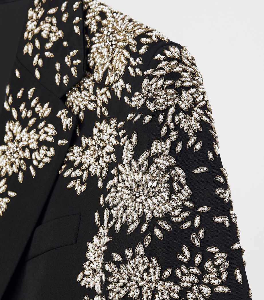 Givenchy Mens Wool Embellished Blazer Image 8