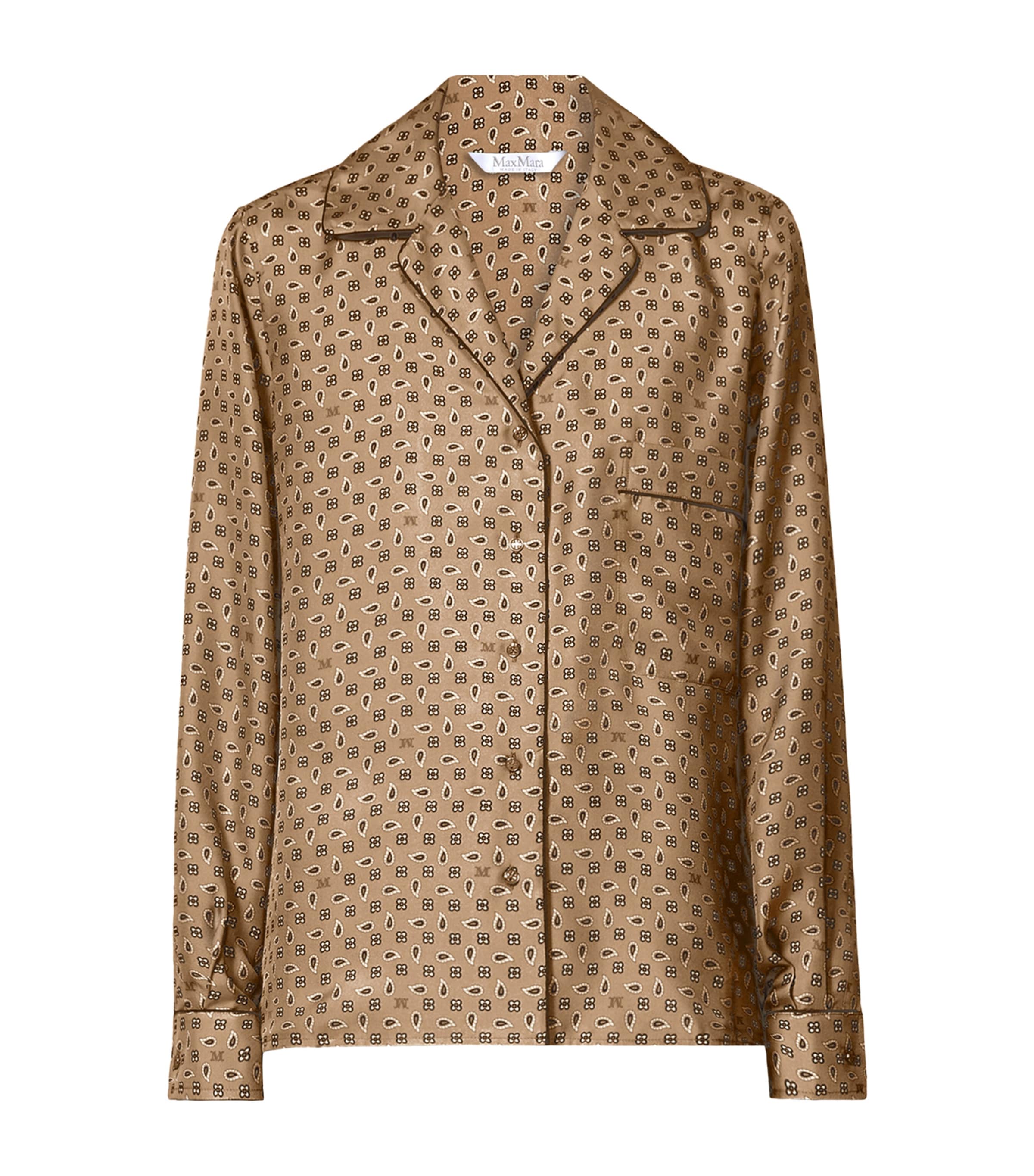 Silk Printed Shirt MUD Image 1