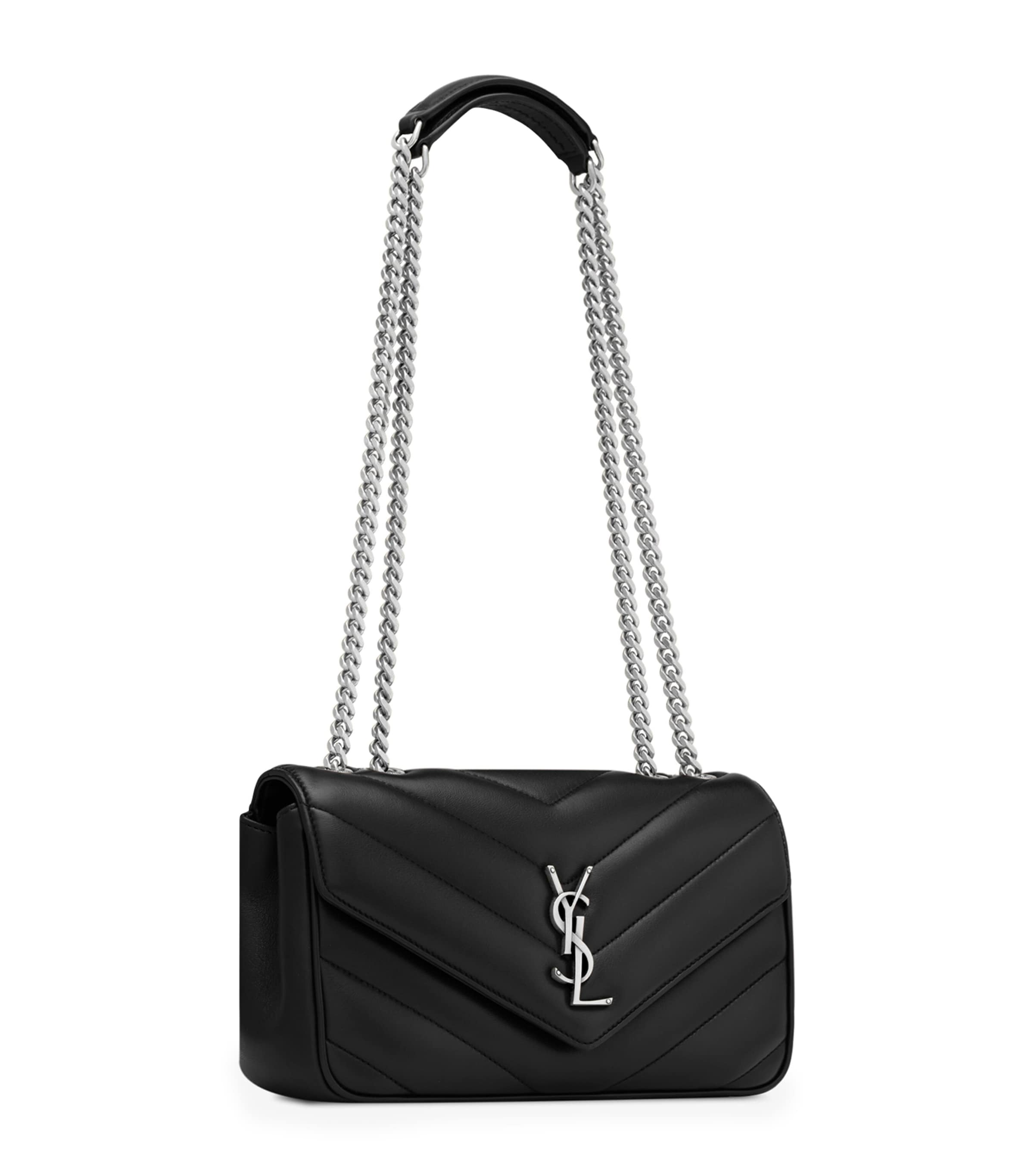 Saint Laurent Small Matelassé Lambskin Loulou Shoulder Bag