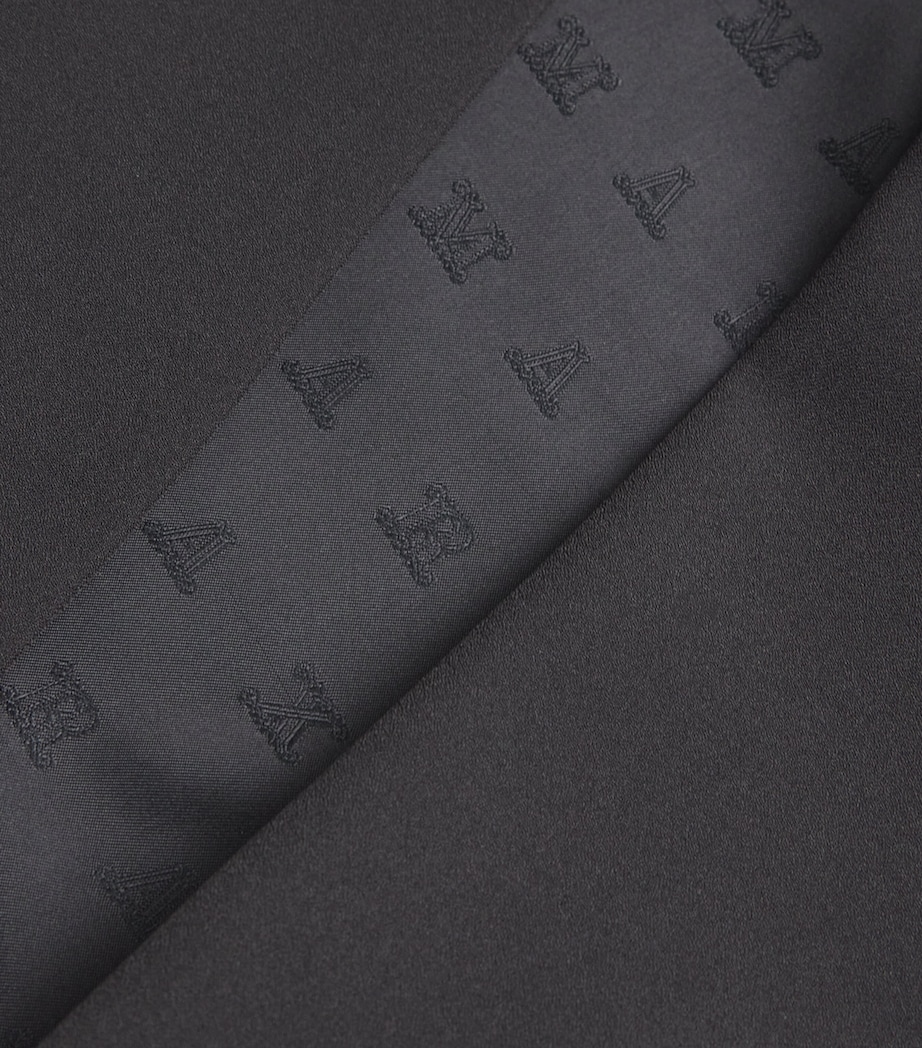 Stretch-Sable Cropped Jacket BLACK Image 5