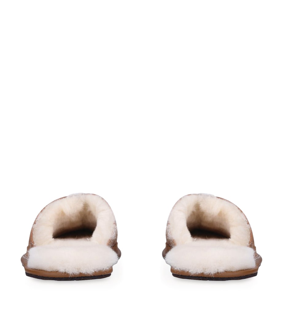 Leather Hyde Slippers TAN Image 2