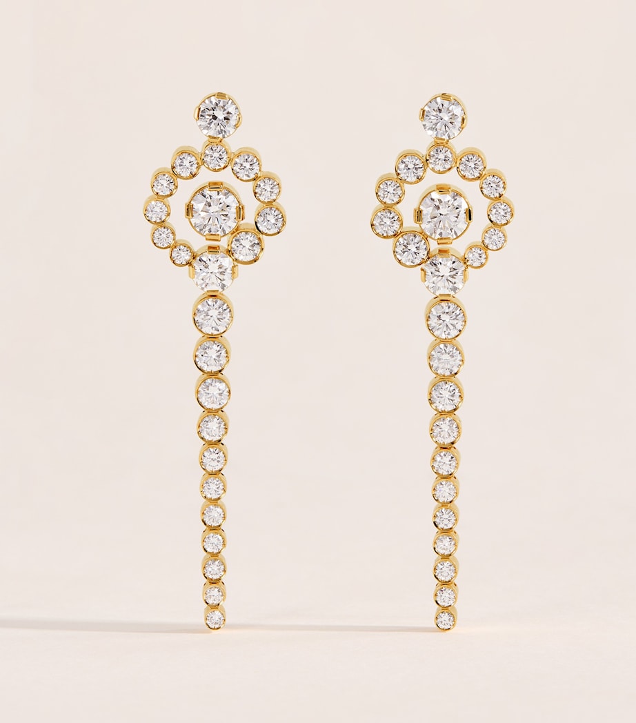 Sophie Bille Brahe Yellow Gold and Diamond Escargot de Rêve Earrings Yellow Gold Image 1