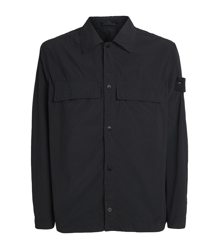 Stone Island Mens Nylon Tela Overshirt Image 1