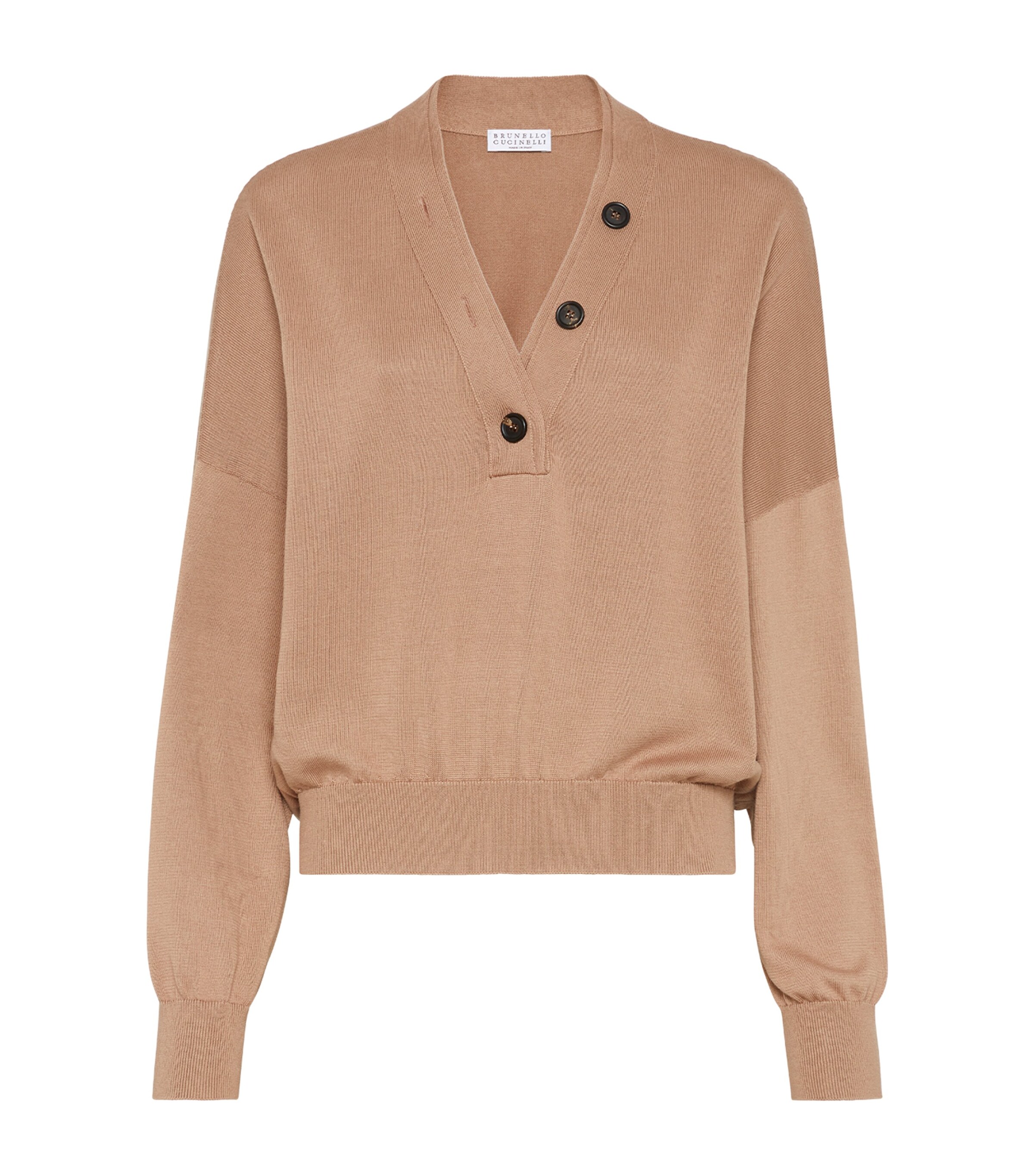 Brunello Cucinelli Cotton Sweater In Red