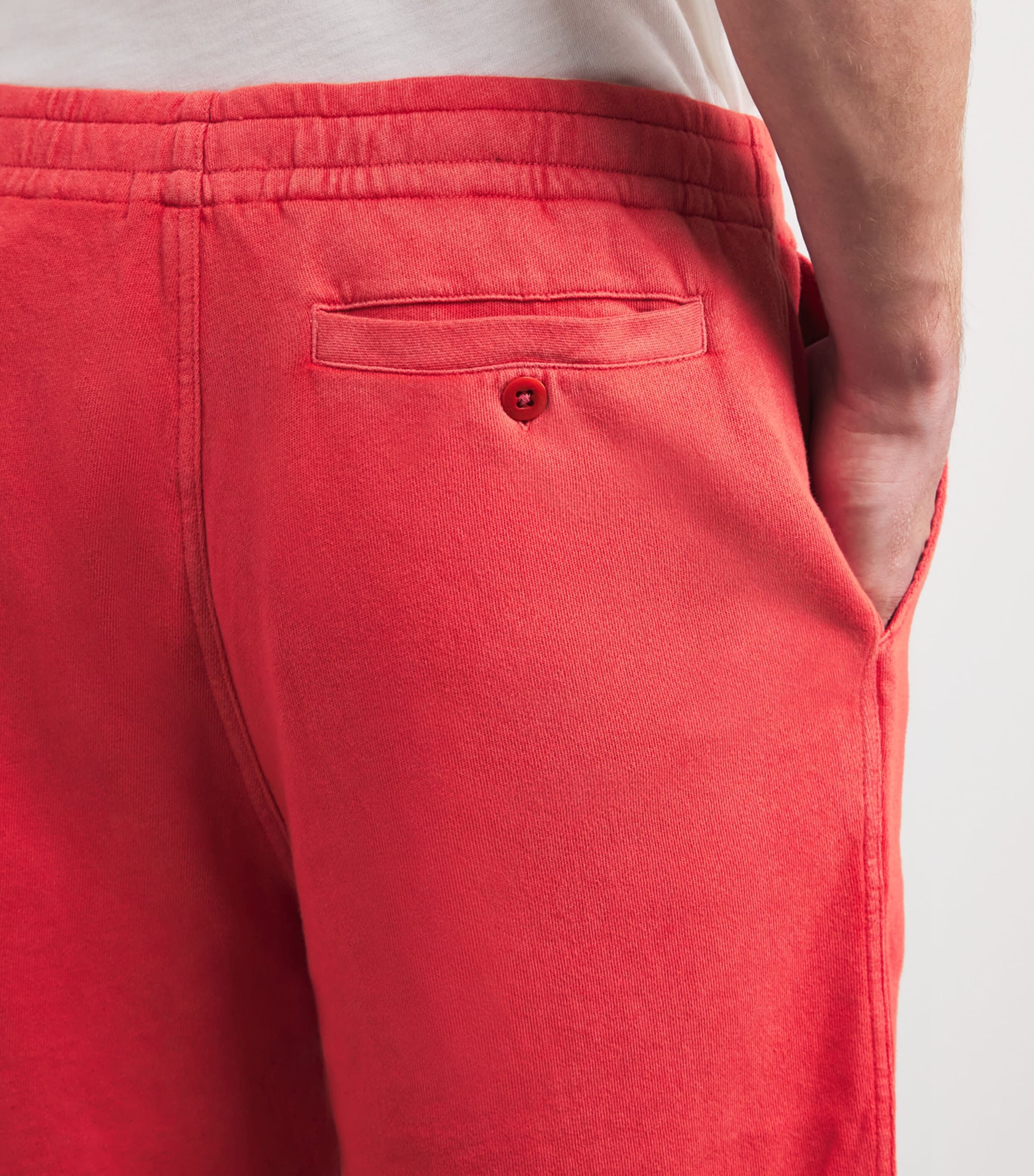 Cotton Terry Shorts SPRING RED Image 4