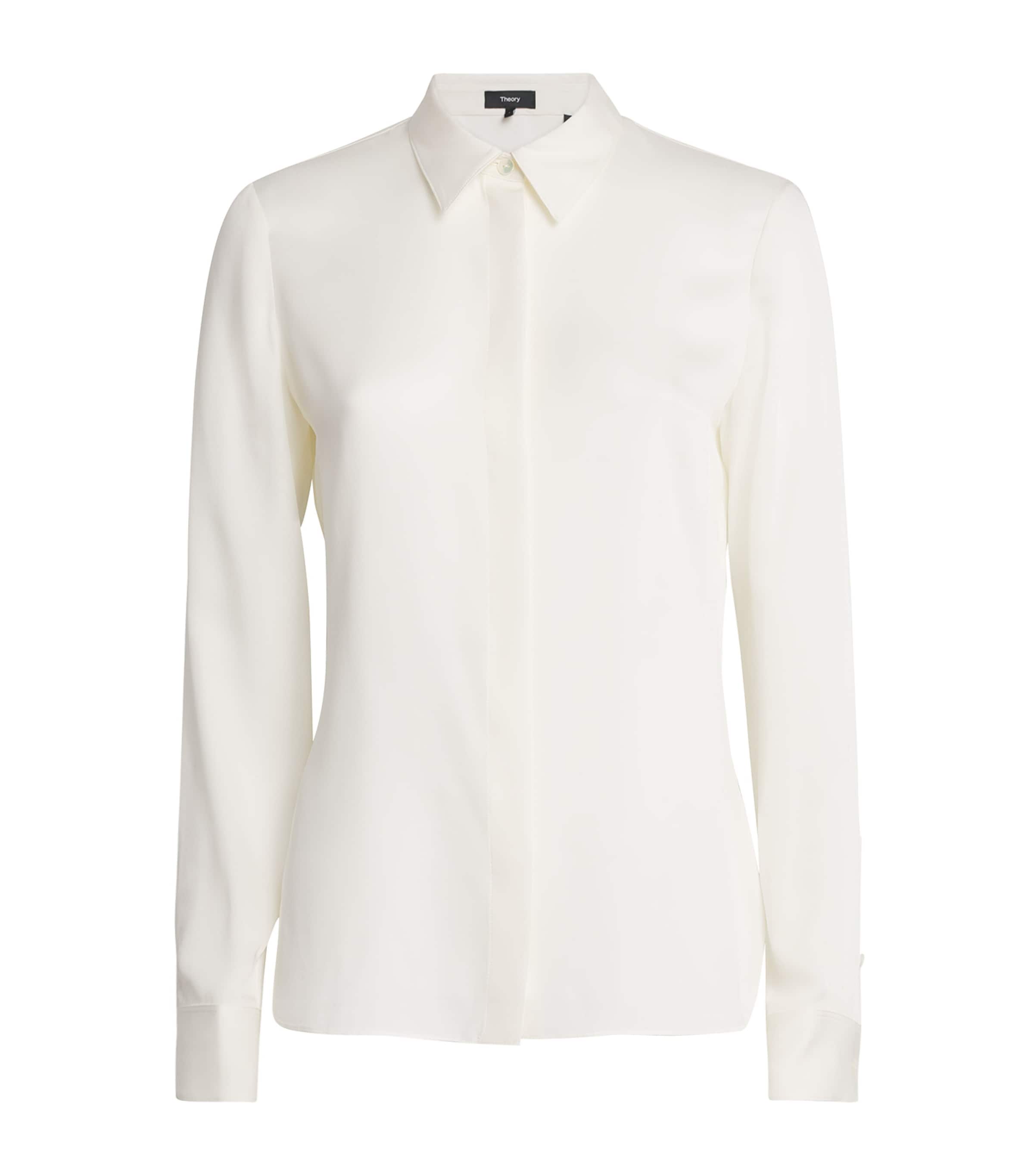 Theory Slim Fit Shirt In Ivory