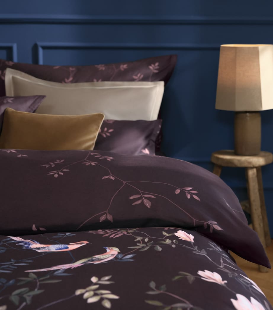 Schlossberg Gaia Oxford Pillowcase (50cm x 75cm) Aubergine Image 3
