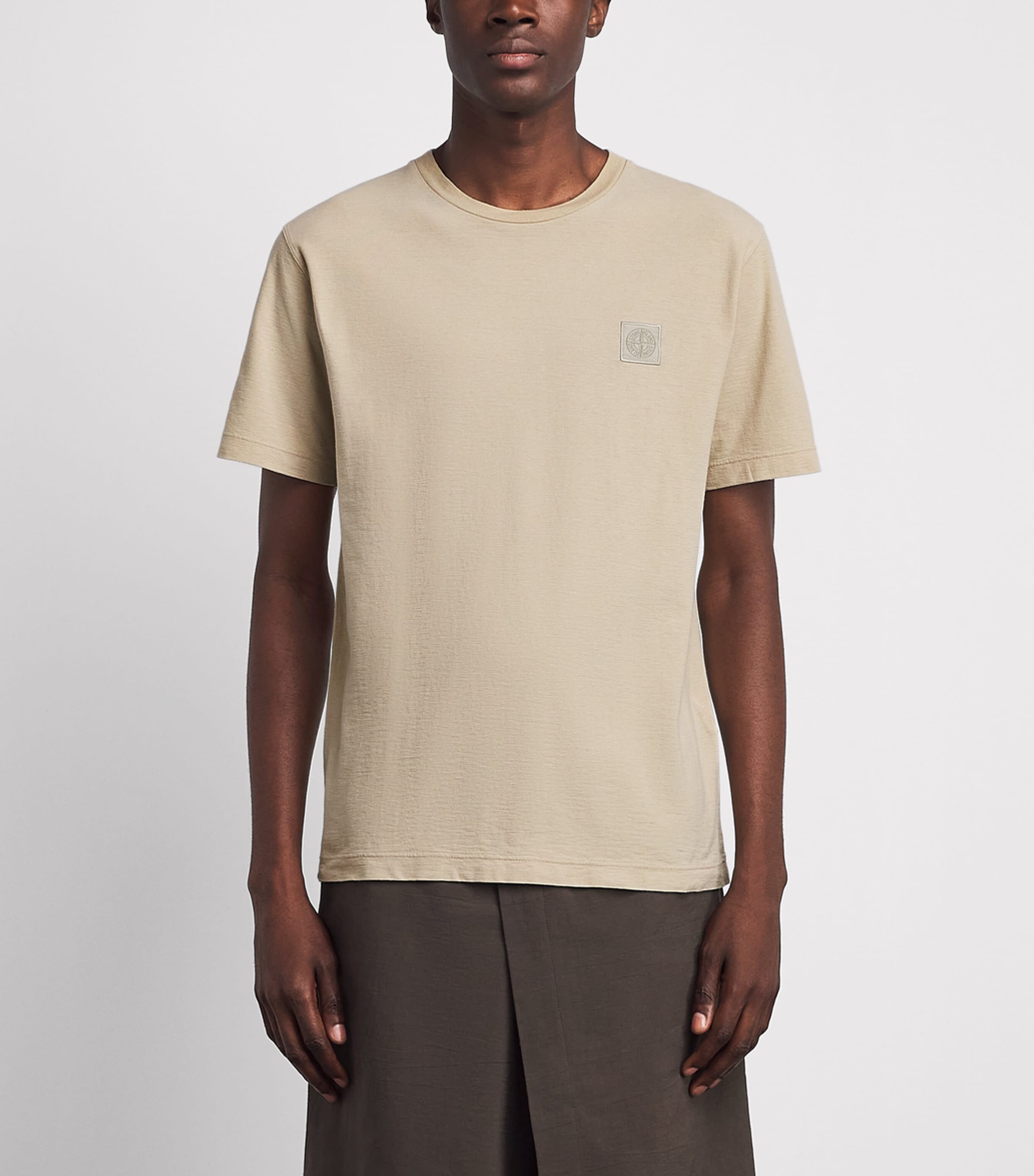 Stone Island Mens Organic Cotton Ghost T-Shirt Image 4