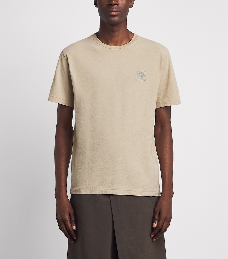 Stone Island Mens Organic Cotton Ghost T-Shirt Image 4