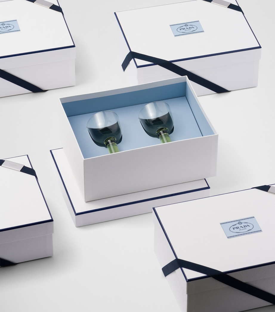 Set of 2 Plinth White Wine Glasses F0U6Z Image 3