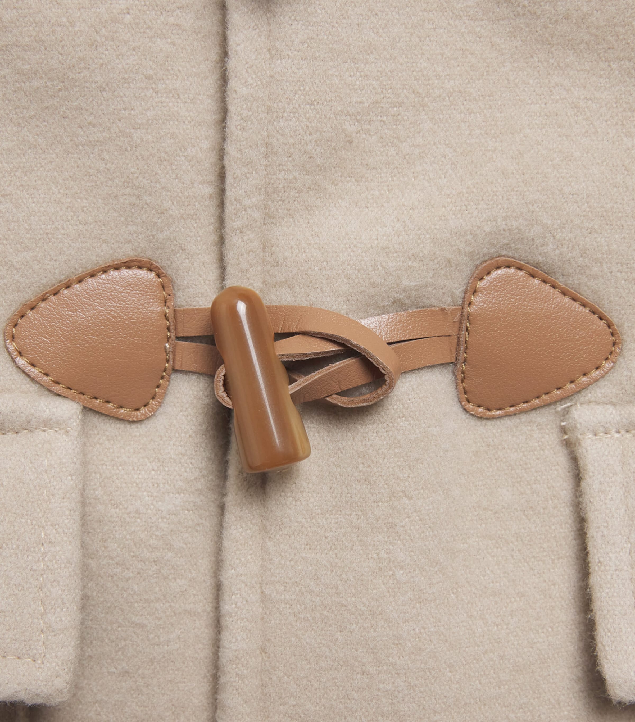 Patachou Hooded Toggle Coat (6 Months-3 Years) Beige Image 3