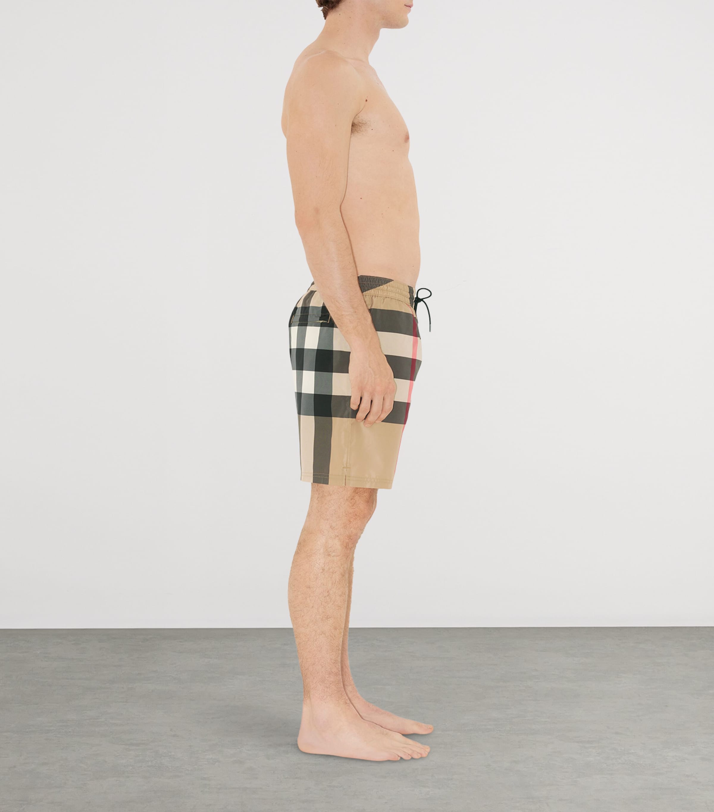 Check Swim Shorts ARCHIVE BEIGE IP CHK Image 3
