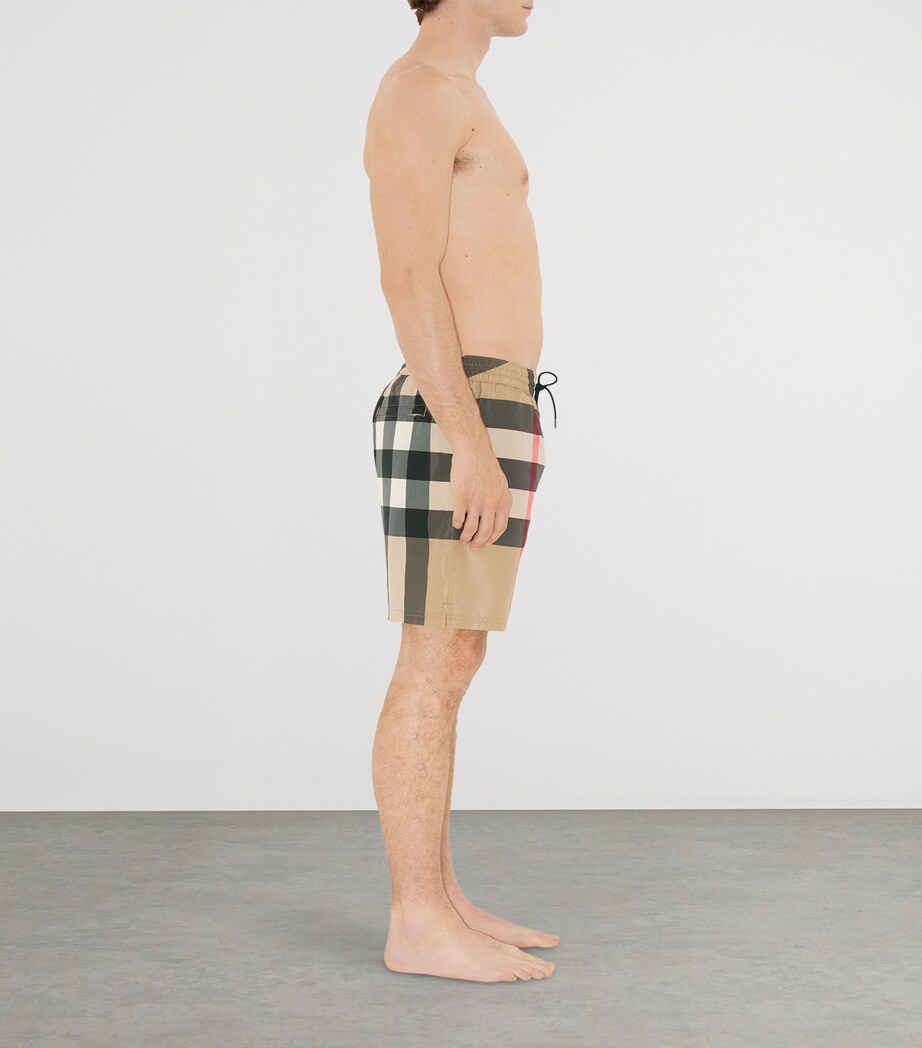 Check Swim Shorts ARCHIVE BEIGE IP CHK Image 3