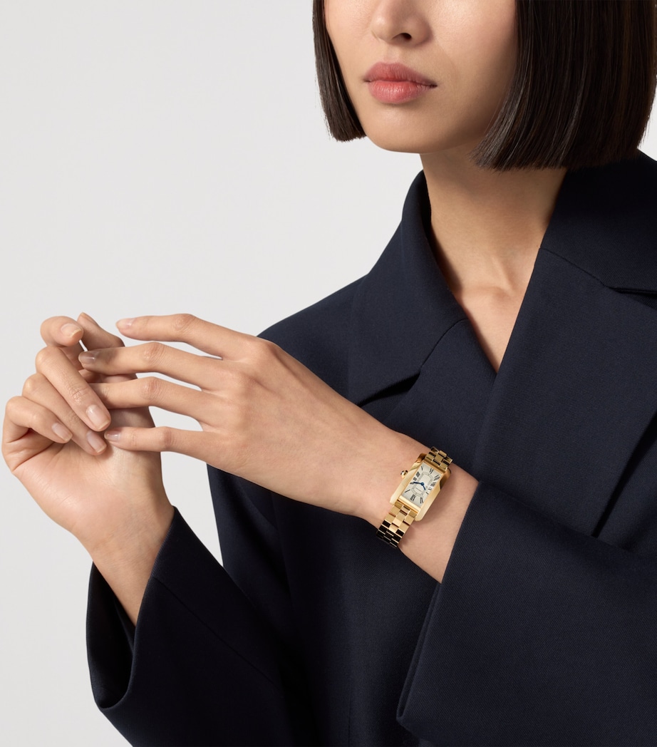 Small Yellow Gold Tank Américaine Watch 19.4mm YELLOW GOLD Image 2