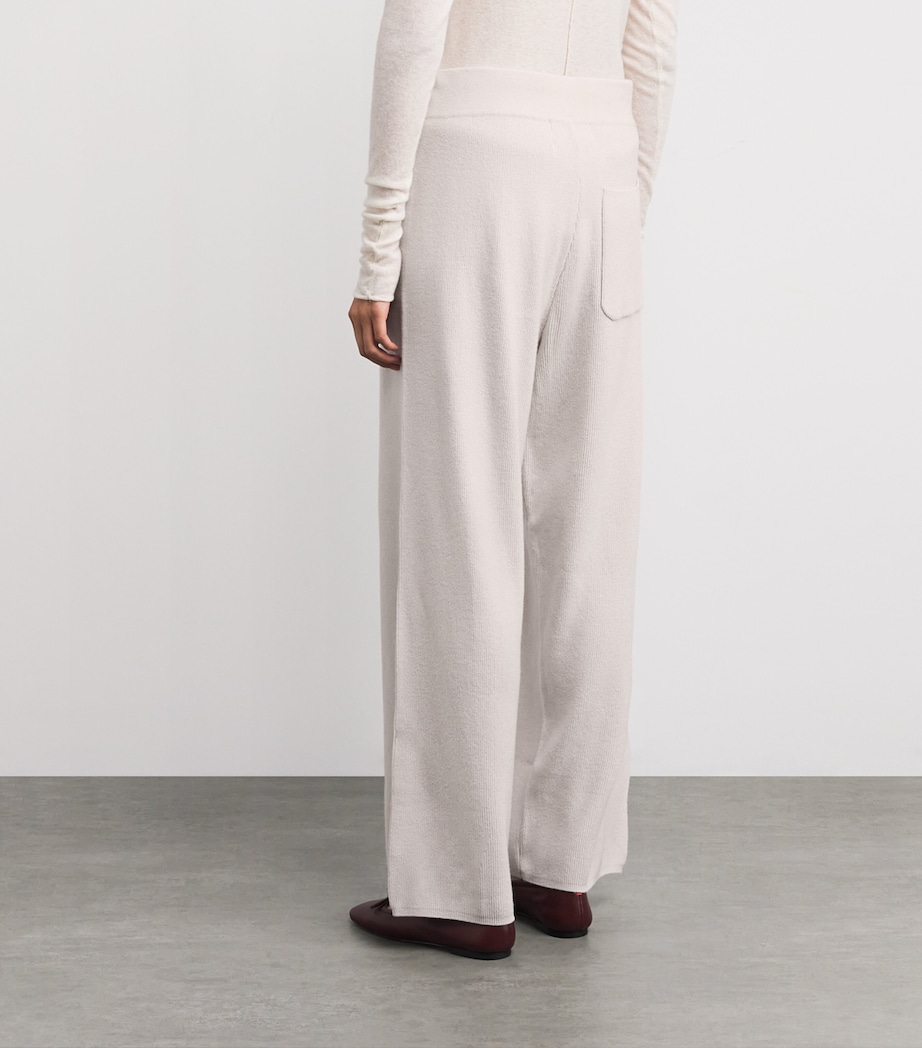 Cashmere-Blend No.387 Strut Short Sweatpants CHALK Image 4