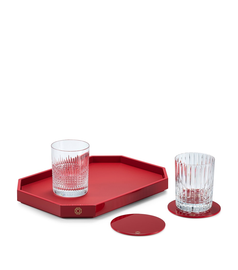 Small Octagone Tray (33cm x 23cm) CLEAR Image 2