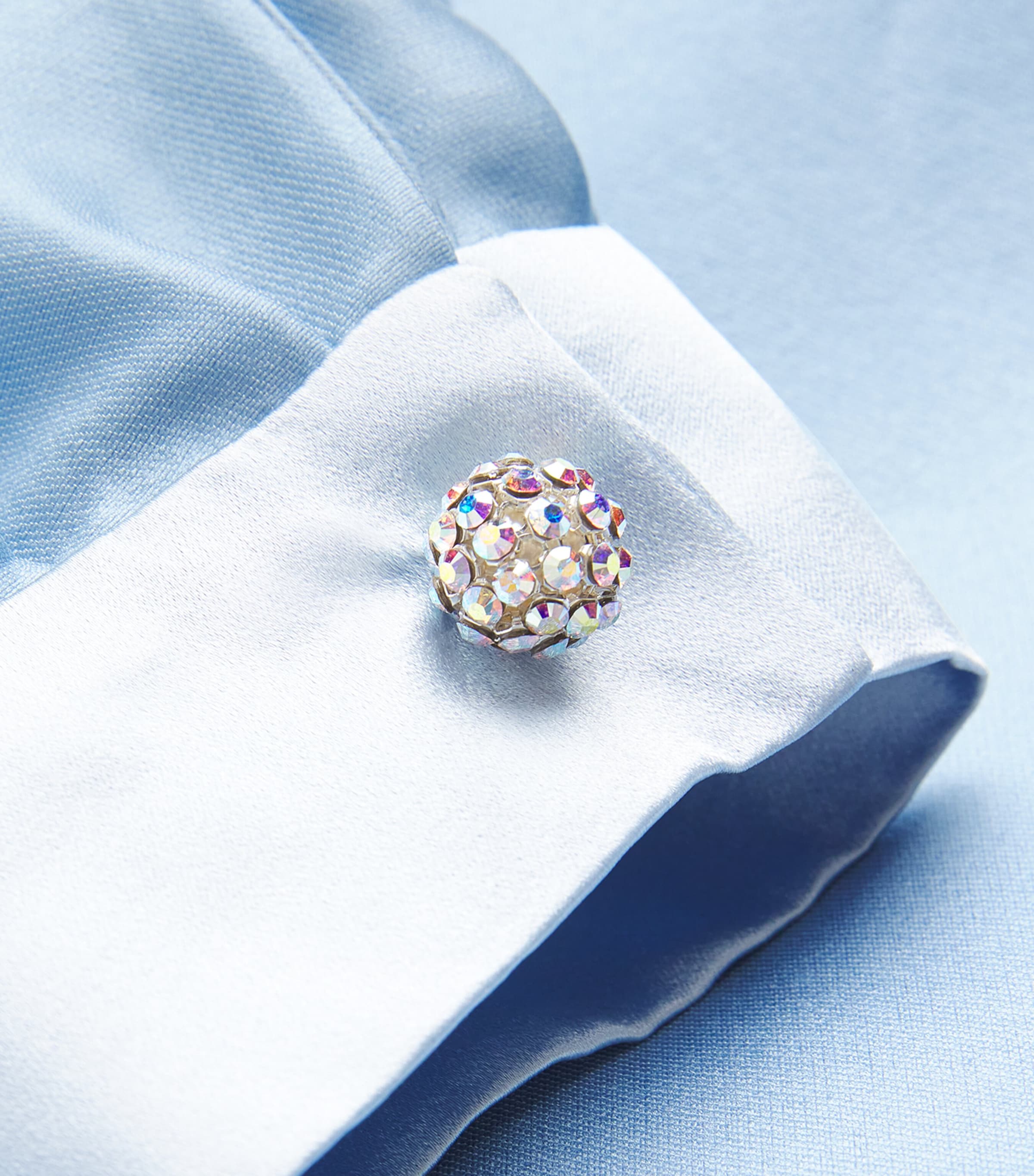 Radzimir Notched-Lapel Gown 31/ LIGHT BLUE Image 5