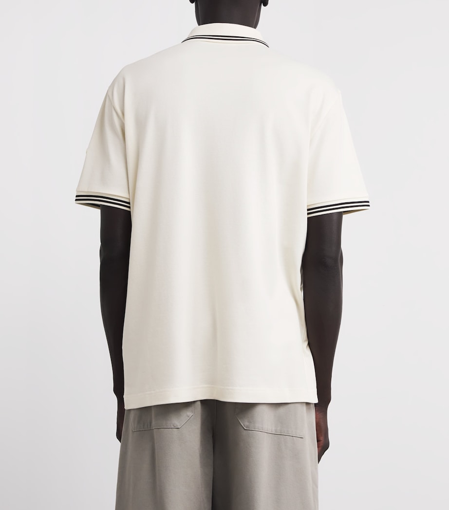Cotton Logo Polo Shirt 50 Image 4