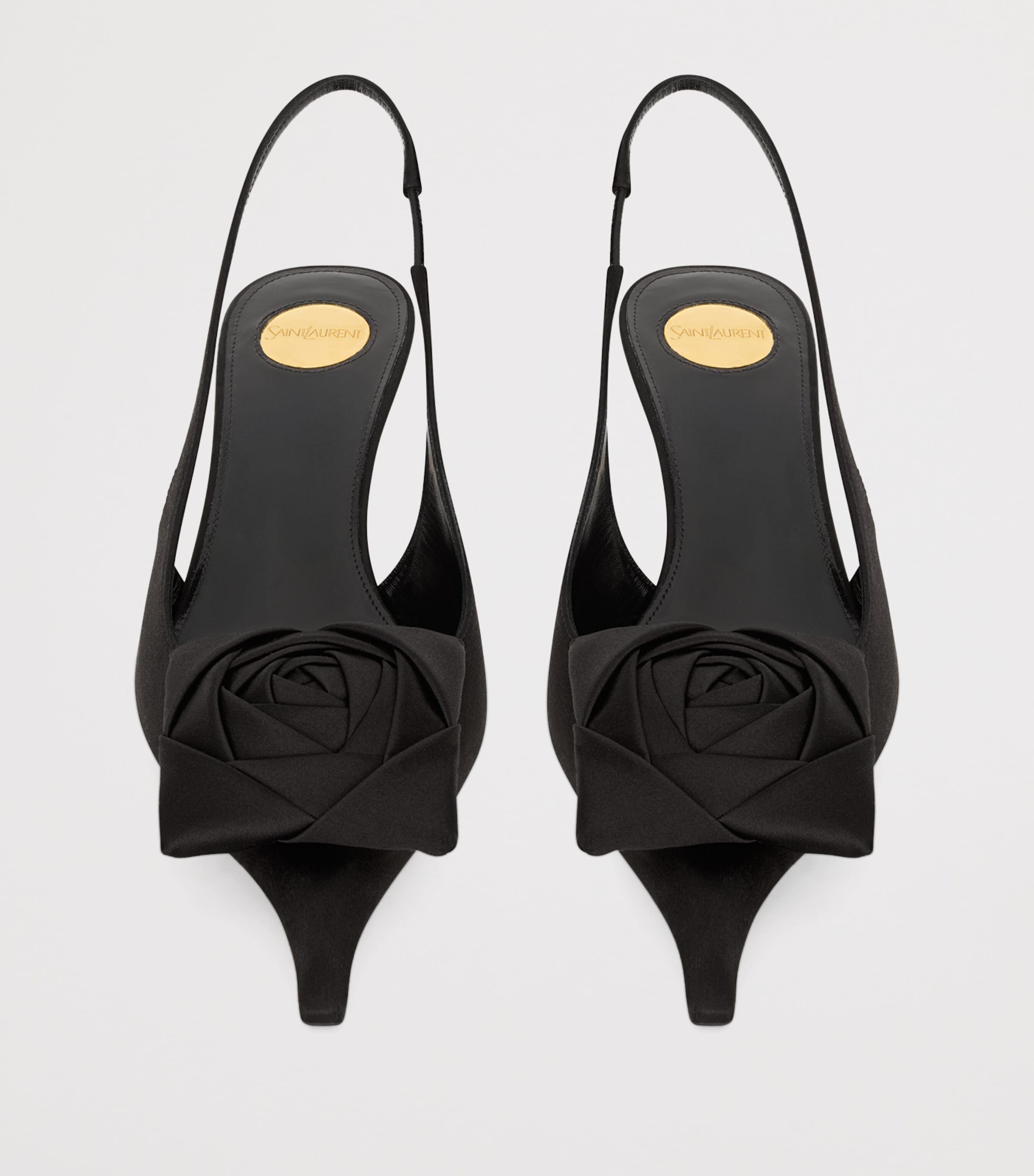 Satin Dakota Slingback Pumps 50 1000 Image 2