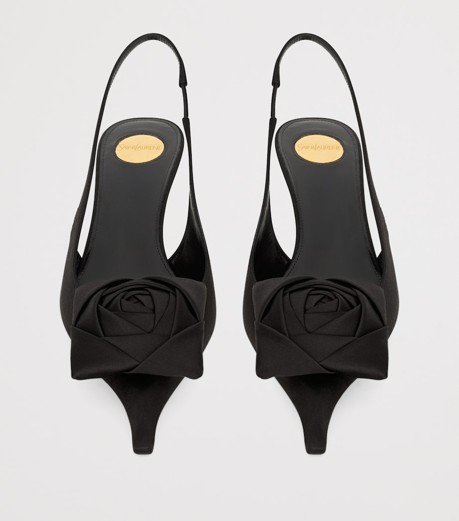 Satin Dakota Slingback Pumps 50 1000 Image 2