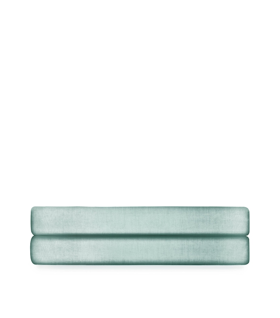 Oxford Evergreen Single Fitted Sheet (90cm x 200cm) EVERGREEN Image 3