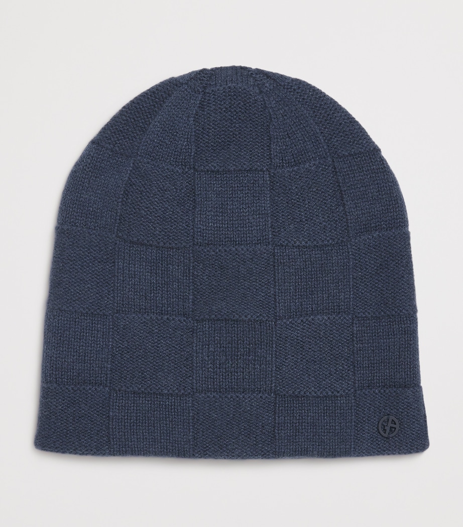 Cashmere Patchwork Beanie UB137 Image 2
