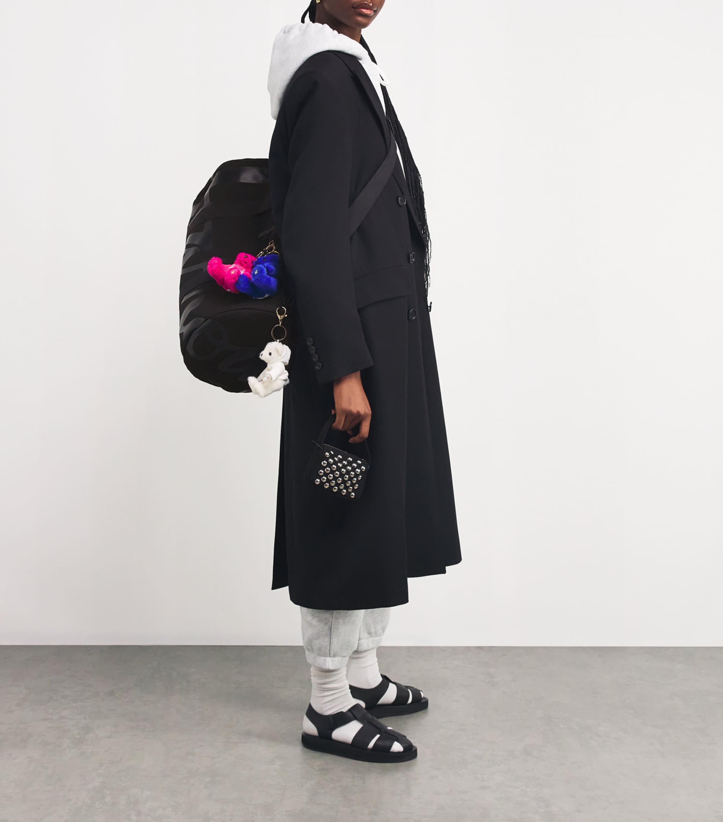 【HARRODS】Cotton Logo Barrel Bag バレルバッグ Harrods Cotton Logo Barrel Bag | Harrods UK