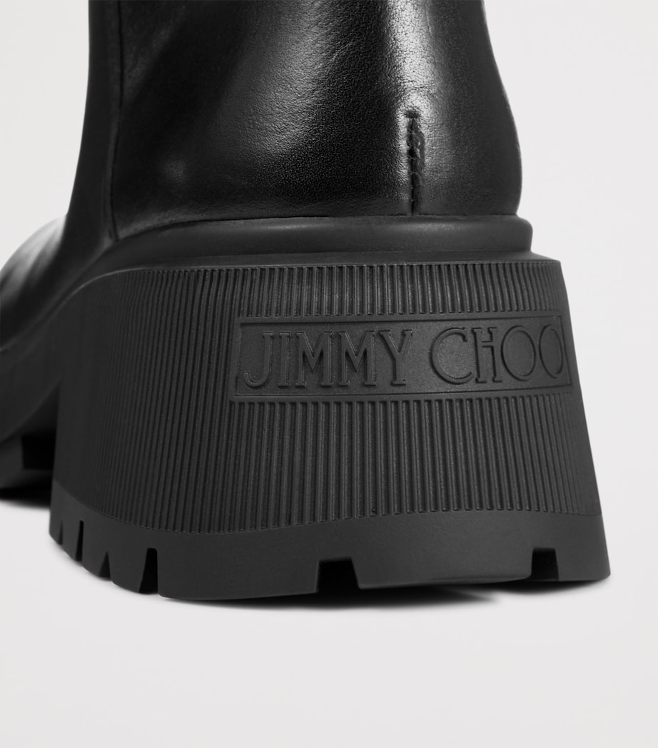 Tamsin 70 Leather Knee-High Boots BLACK/BLACK Image 2