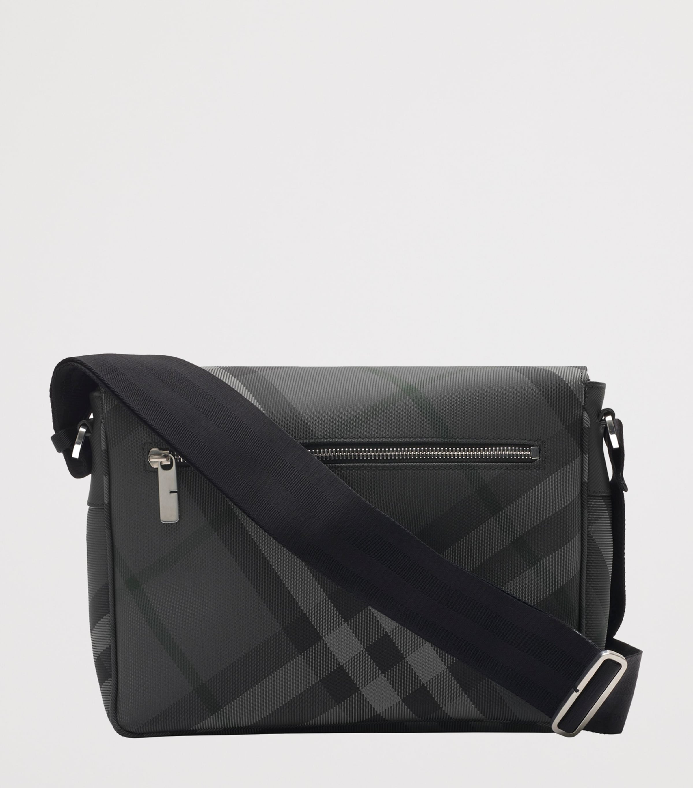 Grid Messenger Bag CHARCOAL Image 4