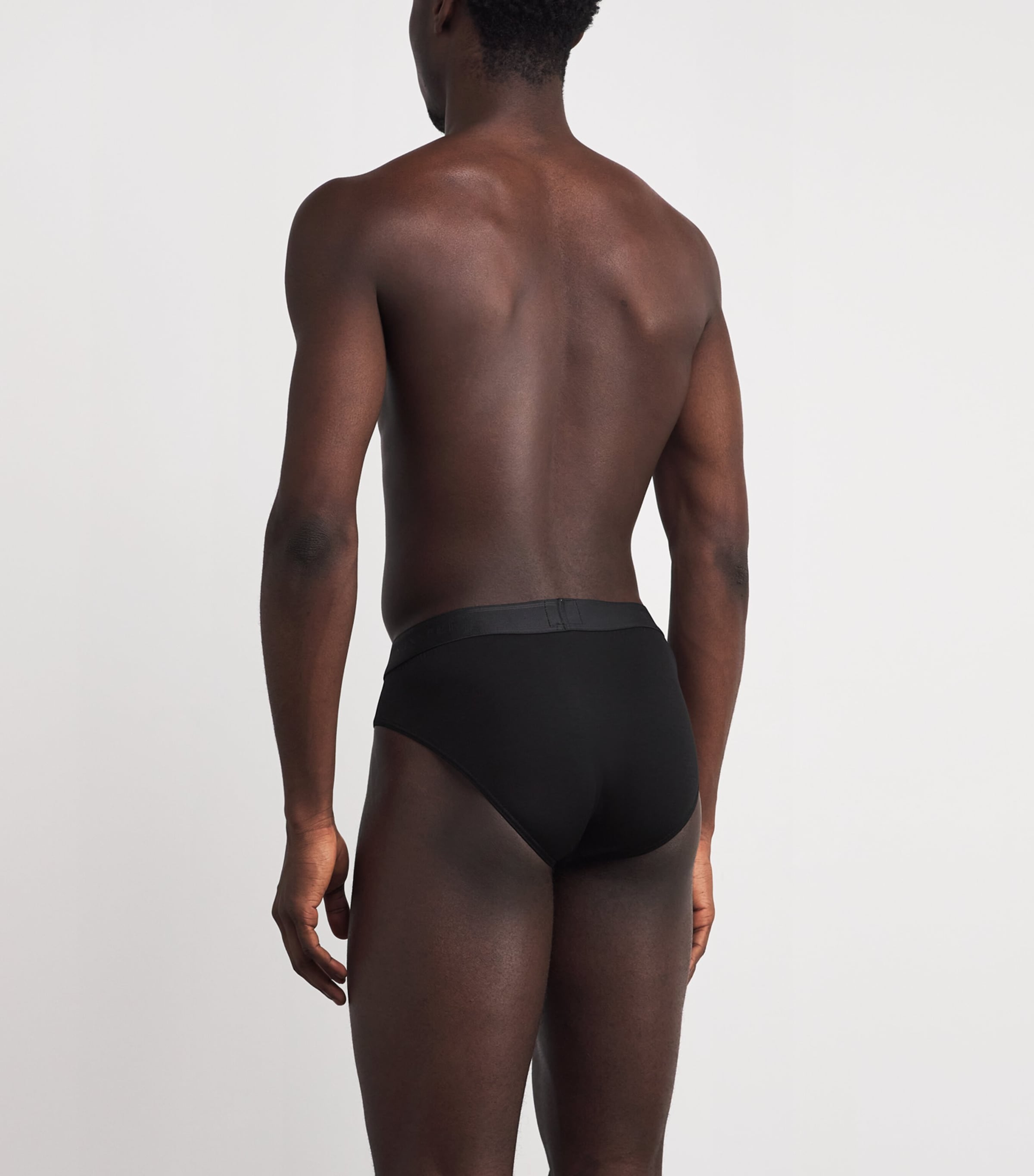 Tencel-Blend Stretch Briefs BKAA - BLACK Image 3
