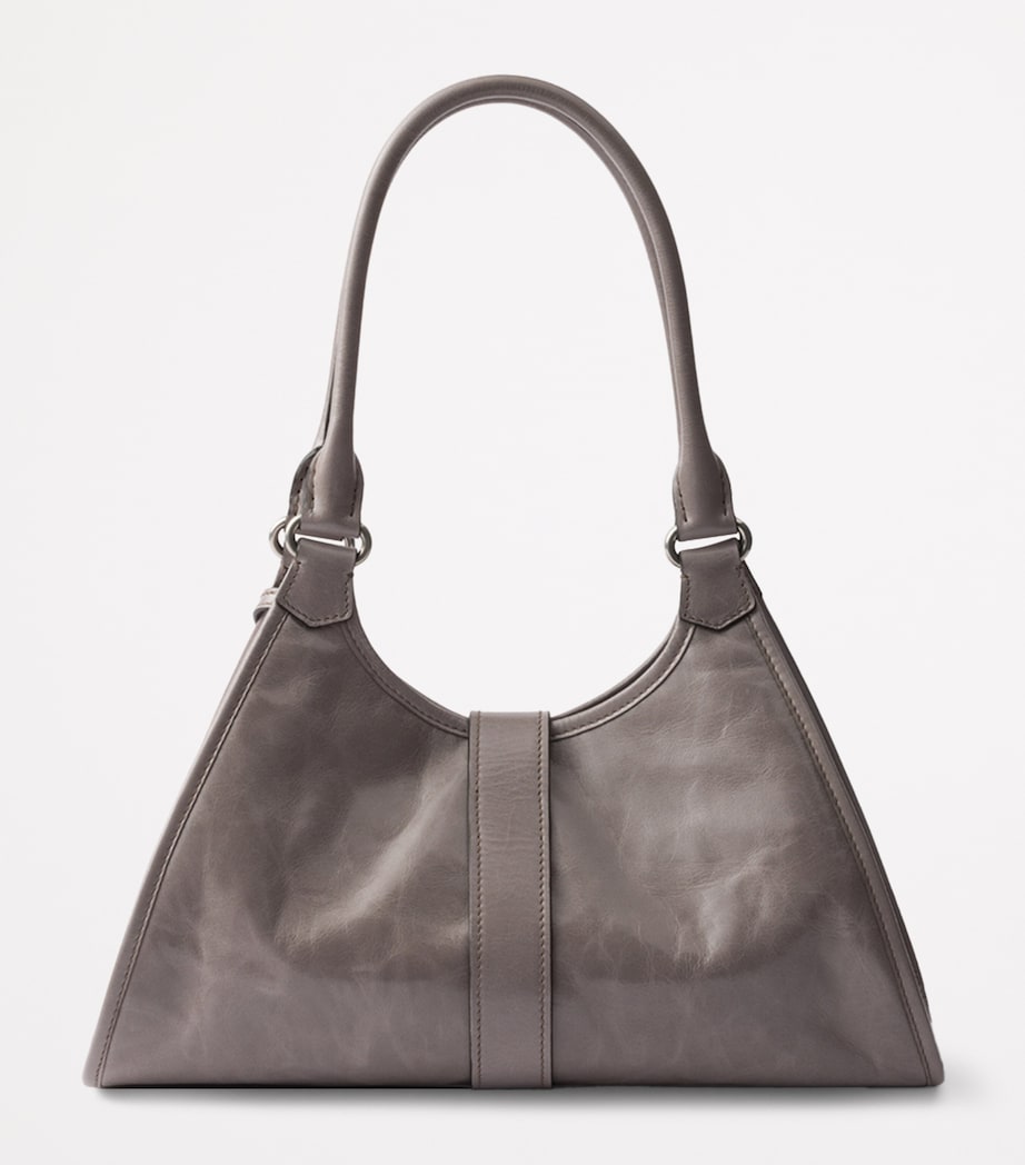 Medium Leather Tote Bag F03SF Image 3