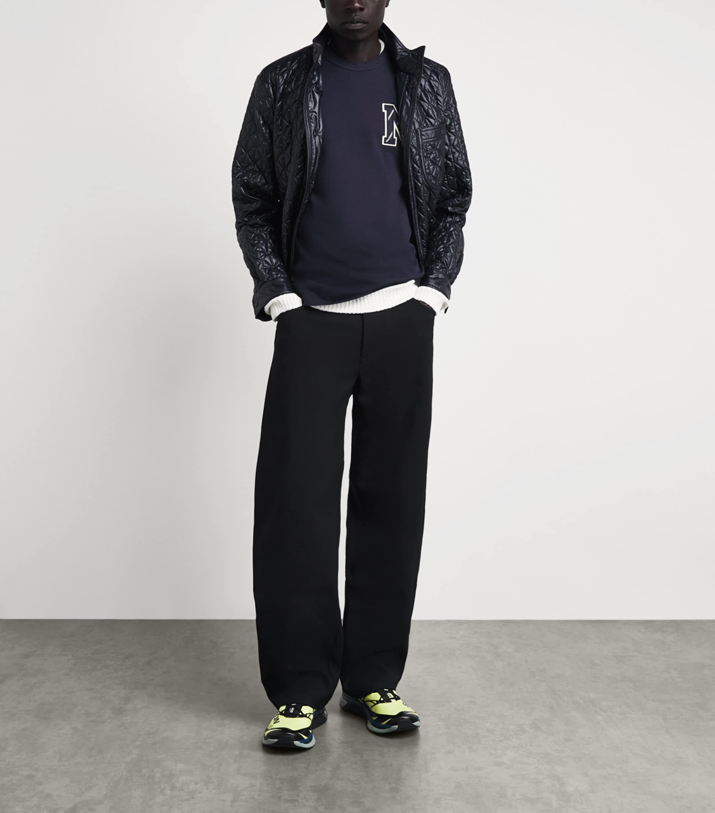 Moncler Mens Cotton Logo T-Shirt Image 2