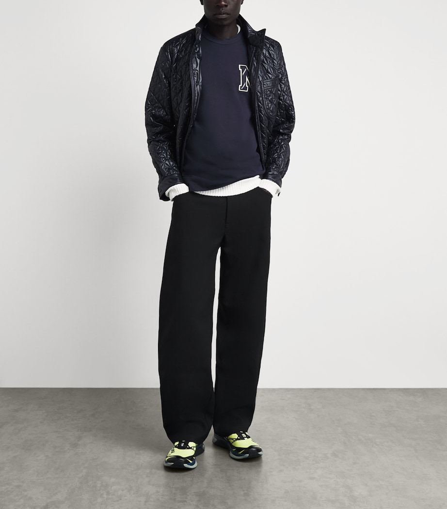 Moncler Mens Cotton Logo T-Shirt Image 2