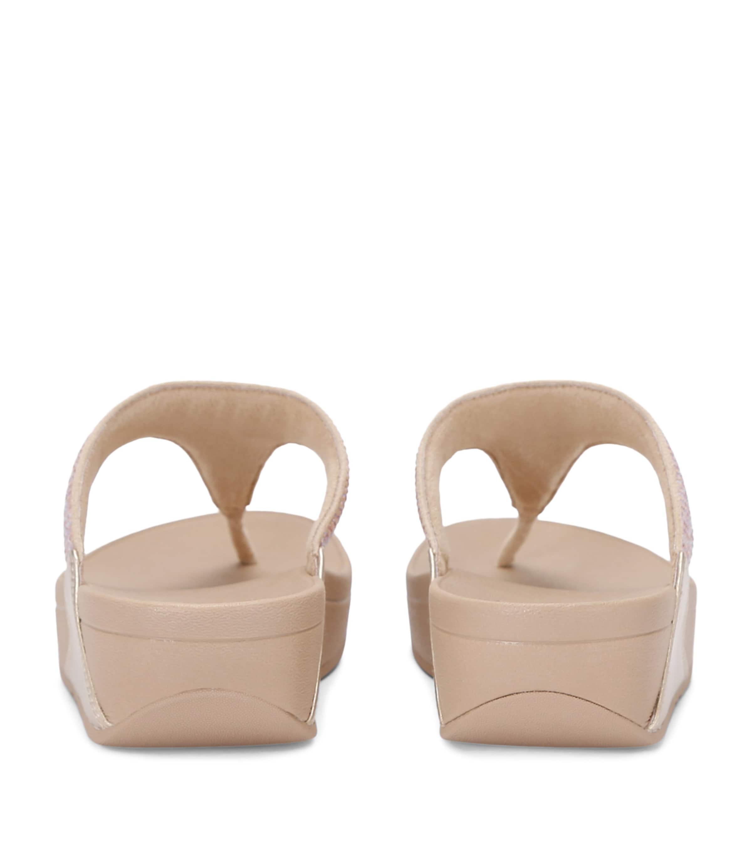 FitFlop Opul Lulu Toe-Post Sandals Beige Image 2