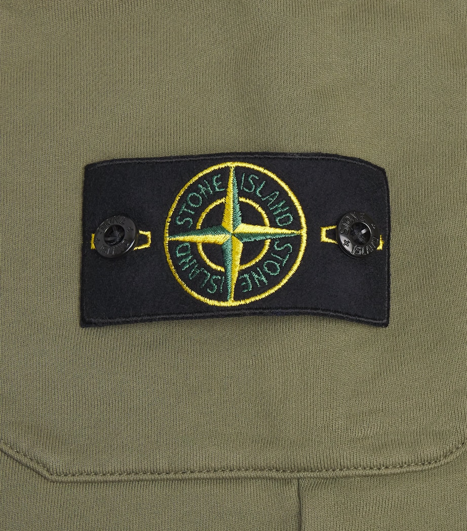 Stone Island Mens Organic Cotton Sweat Shorts Image 6