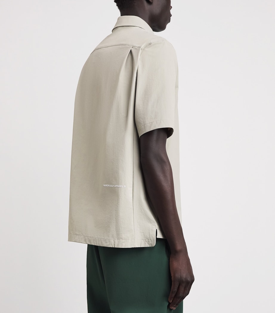 Manors Mens Water-Resistant Frontier Polo Shirt Dune Image 5