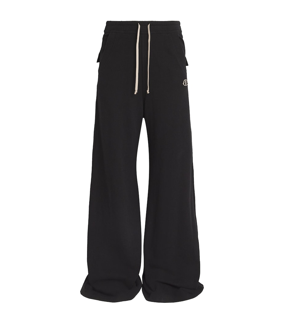 x Moncler Wide-Leg Bella Sweatpants 999/BLACK Image 1